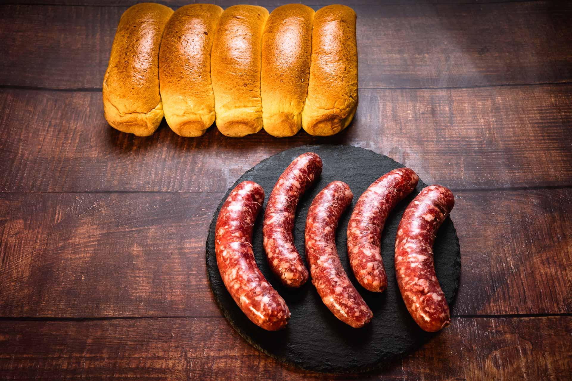 Pack de 4 criollos de carne de tudanca, con pan brioche artesano.